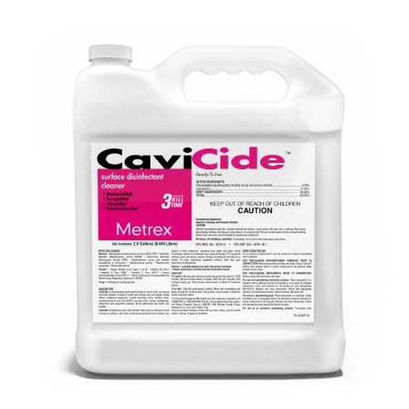 Surface Disinfectant Cleaner CaviCide Liquid 2.5 gal. Container Manual Pour Alcohol Scent 13-1025 Each/1 13-1025 METREX 1043861_EA