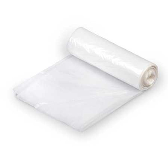 Trash Bag Colonial Bag HDPE Light Duty Clear 15 gal. 6 Mic. 24 X 33 Inch Twist Tie X-Seal Bottom Coreless Roll HCR33LC Case/1000 HCR33LC COLONIAL BAG CORPORATION 678159_CS