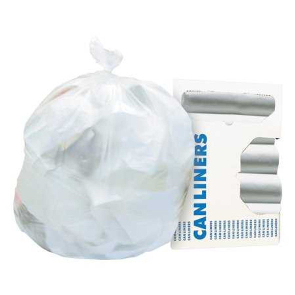 Trash Bag Heritage™ 30 gal. Natural HDPE 10 Mic. 30 x 37 Inch Star Seal Bottom Coreless Roll HERZ6037MNR01 Case of 500 Z6037MN R01 Heritage™ 707417_CS