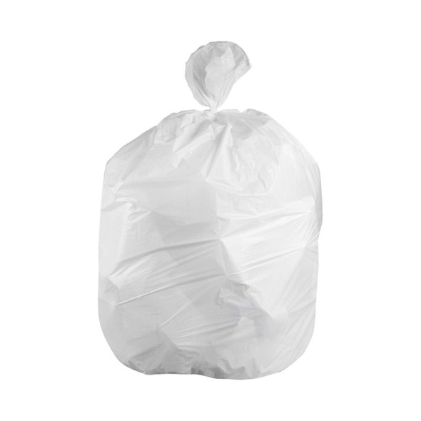Trash Bag HDPE Extra Heavy Duty Natural 60 gal. 17 Mic. 38 X 60 Inch Twist Tie Star Seal Bottom Coreless Roll Z7660XN R01 Case/200 Z7660XN R01 SAALFELD REDISTRIBUTION 707497_CS