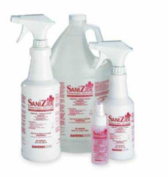 Surface Disinfectant Cleaner SaniZide Plus Quaternary Based Liquid 1 gal. Container Manual Pour Ammonia Scent 34815 Case/4 34815 SAFETEC OF AMERICA 490633_CS