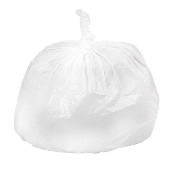 Trash Bag Tuff LLDPE Extra Heavy Duty White 33 gal. 0.75 Mil. 33 X 39 Inch Twist Tie X-Seal Bottom Coreless Roll CRW39X Case/150 CRW39X COLONIAL BAG CORPORATION 1002823_CS