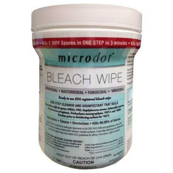 Surface Disinfectant microdot Wipe 160 Count Canister Manual Pull 600-12 CN/160 600-12 CAMBRIDGE SENSORS USA LLC 807445_CN