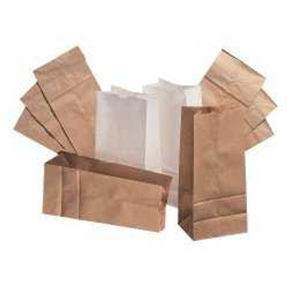 Grocery Bag General Supply Brown Kraft Paper 12 lbs. BAG GK12-500 Pack/500 BAG GK12-500 LAGASSE INC 736532_PK