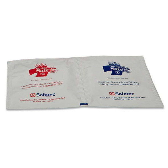 Surface Safe™ Surface Disinfectant Premoistened Manual Pull Wipe 15 Count Soft Pack Chlorine Scent NonSterile SS33508 Box of 15 SS33508 Surface Safe™ 955379_BX