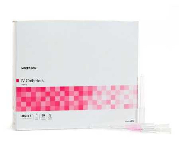 Peripheral IV Catheter Select 20 Gauge 1 Inch Without Safety 6050 Box/50 6050 MCK BRAND 854665_BX