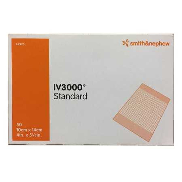 IV Dressing IV3000 4 X 5 Inch Square Film 4973 Each/1 4973 UNITED / SMITH & NEPHEW 222033_EA