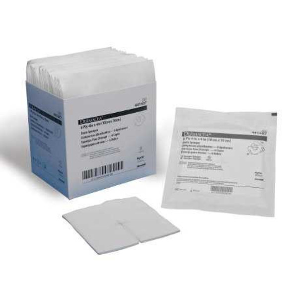 IV Dressing Dermacea 4 X 4 Inch Square 441407 Case/600 441407 KENDALL HEALTHCARE PROD INC. 516679_CS