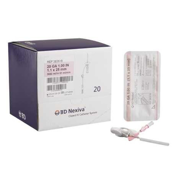 Nexiva Closed IV Catheter 20 Gauge 383516 Box/20 383516 BECTON-DICKINSON 711350_BX