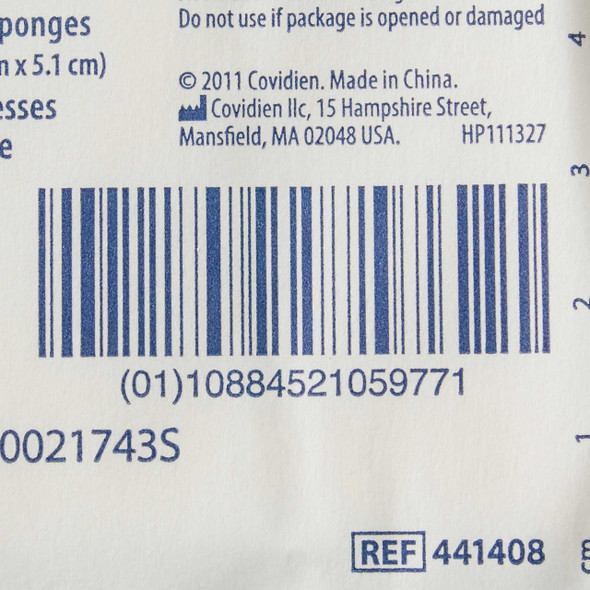 IV Dressing Dermacea 2 X 2 Inch Square 441408 Case/1400 KENDALL HEALTHCARE PROD INC. 516680_CS