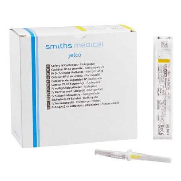 Peripheral IV Catheter Protectiv 24 Gauge 3/4 Inch Retracting Needle 305306 Box/50 305306 SMITHS MEDICAL ASD,INC 195186_BX