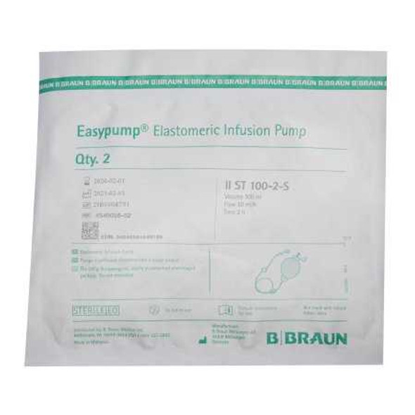 Elastomeric Pump Easypump® II Gravity Disposable 100 mL Capacity 100 mL Volume 50 mL / Hr. Flow Rate 4540056-02 Case of 10 4540056-02 Easypump® II 929179_CS