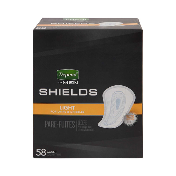 Bladder Control Pad Depend Guards for Men Light Absorbency Absorb-Loc Male Disposable 35641 Pack/58 35641 KIMBERLY CLARK PROFESSIONAL & 836349_PK