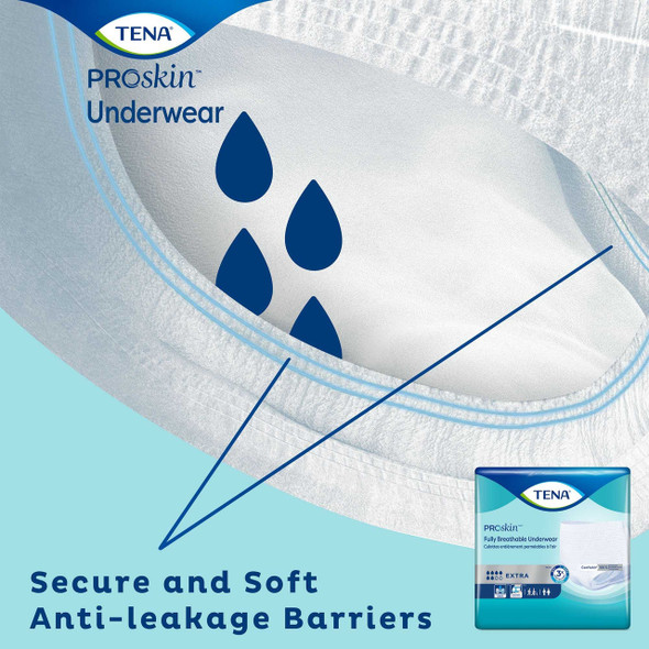 Adult Absorbent Underwear TENA Plus Pull On Medium Disposable Heavy Absorbency 72232 Case/64 72232 SCA PERSONAL CARE 978867_CS
