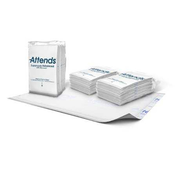 Underpad Attends Supersorb Breathables 30 X 36 Inch Disposable Polymer Heavy Absorbency ASB-3036 Case/12 ASB-3036 ATTENDS HEALTHCARE PRODUCTS 680802_CS