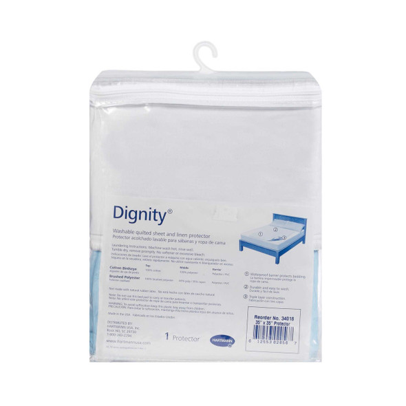 Underpad with Wings Dignity Washable Protectors 34 X 36 Inch Reusable Cotton Moderate Absorbency 34018 Each/1 34018 HARTMAN USA, INC. 732272_EA