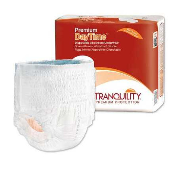 Adult Absorbent Underwear Tranquility Premium DayTime Pull On 2X-Large Disposable Heavy Absorbency 2108 BG/12 2108 PRINCIPAL BUSINESS ENT., INC. 822621_BG