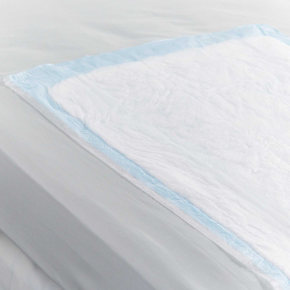 Disposable Underpad Wings™ Plus 23 x 36 Inch Fluff / Polymer Heavy Absorbency 7193 Case of 75 7193 Wings™ Plus 147773_CS