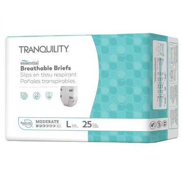 Adult Incontinent Brief ComfortCare Pull On Large Disposable Moderate Absorbency 2966-100 BG/25 2966-100 PRINCIPAL BUSINESS ENT., INC. 884707_BG