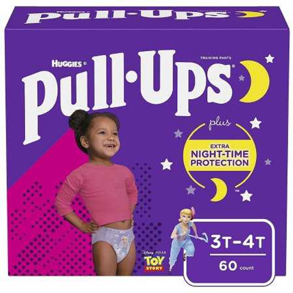 Toddler Training Pants Pull-Ups Night-Time Pull On 3T - 4T Disposable 45491 Pack/60 45491 KIMBERLY CLARK PROFESSIONAL & 1047349_PK