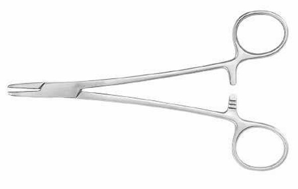 Needle Holder McKesson Argent 6 Inch Serrated Jaws Ring Handle 43-1-847 Each/1 43-1-847 MCK BRAND 487448_EA