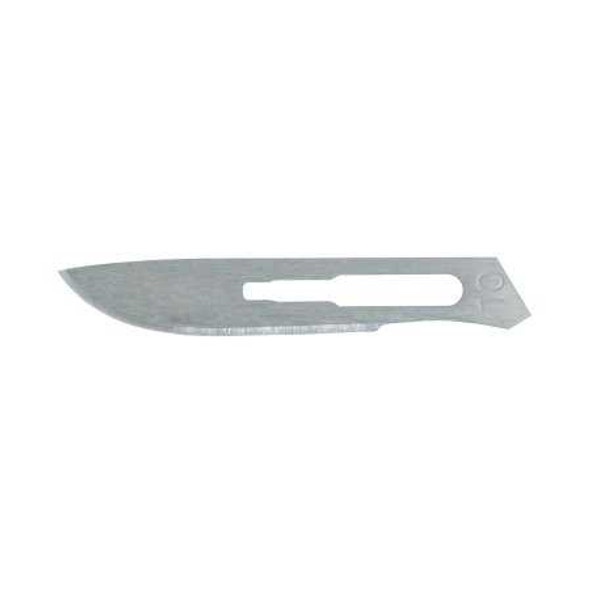 Miltex Surgical Blade Surgical Carbon Steel Size 10 Sterile Disposable 4-110 Box/100 4-110 INTEGRA YORK PA (MILTEX) 169622_BX