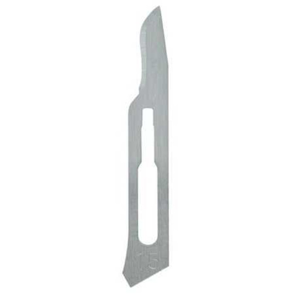 Miltex Surgical Blade Surgical Carbon Steel Size 15 Sterile Disposable 4-115 Box/100 4-115 INTEGRA YORK PA (MILTEX) 169624_BX