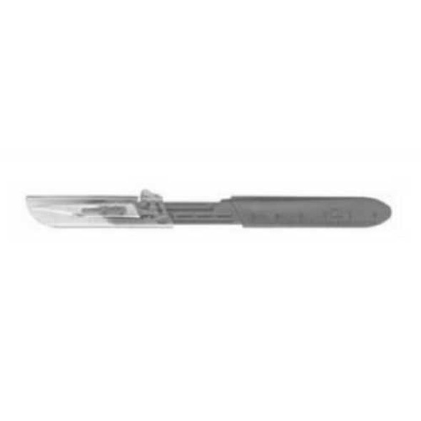 Bard-Parker Safety Scalpel Conventional Size 15 Stainless Steel / Plastic Sterile Disposable 372615 Box/10 372615 ASPEN SURGICAL 419878_BX