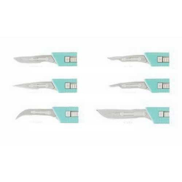 Miltex Scalpel Size 21 Stainless Steel / Plastic Sterile Disposable 4-421 Box/10 4-421 INTEGRA YORK PA (MILTEX) 325174_BX