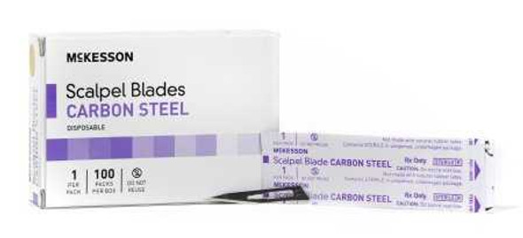 McKesson Brand Surgical Blade Carbon Steel Size 11 Sterile Disposable 16-63711 Case/1000 16-63711 MCK BRAND 1029071_CS