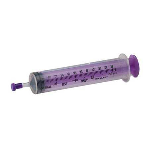 Oral Dispenser Syringe Monoject 60 mL Enfit Tip Without Safety 460SE Box/30 460SE KENDALL HEALTHCARE PROD INC. 1055385_BX