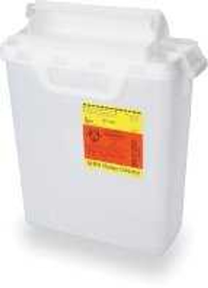Multi-purpose Sharps Container 1-Piece 12H x 13.5W x 6D Inch 2 Gallon Translucent Base Horizontal Entry Lid 305422 Case of 10 305422 BECTON-DICKINSON 328919_CS