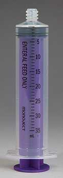 Oral Dispenser Syringe Monoject 35 mL Enfit Tip Without Safety 435SE Box/40 435SE KENDALL HEALTHCARE PROD INC. 1055384_BX