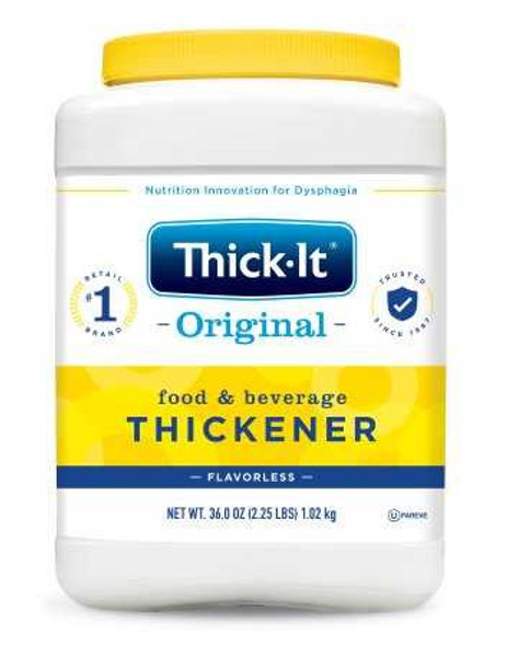 Food Thickener Thick-It 36 oz. Canister Unflavored Ready to Use Varies By Preparation J585-C6800 Case/6 J585-C6800 PRECISION FOODS INC 811365_CS