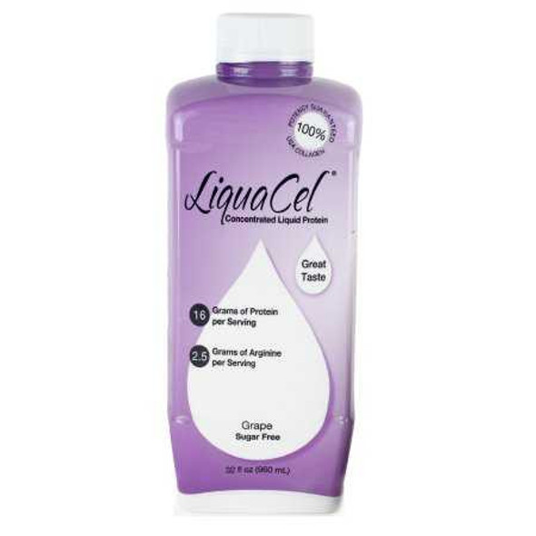 Protein Supplement LiquaCel Grape 32 oz. Bottle Ready to Use GH94 Each/1 GH94 GLOBAL HEALTH PRODUCTS INC 811192_EA