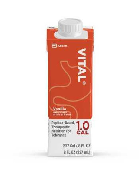 Oral Supplement Vital® 1.0 Cal Vanilla Flavor Liquid 8 oz. Reclosable Carton 64832 Pack of 1 64832 Vital® 1.0 Cal 1048223_EA