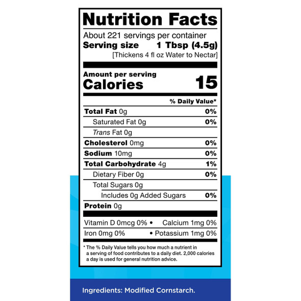 Food and Beverage Thickener Thick-It 36 oz. Canister Unflavored Ready to Use Varies By Preparation J587-C6800 Each/1 J587-C6800 PRECISION FOODS INC 811368_EA