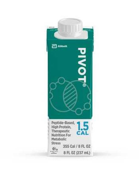 Tube Feeding Formula Pivot® 1.5 Cal Unflavored Liquid 8 oz. Reclosable Carton 65007 Case of 24 65007 Pivot® 1.5 Cal 1048245_CS