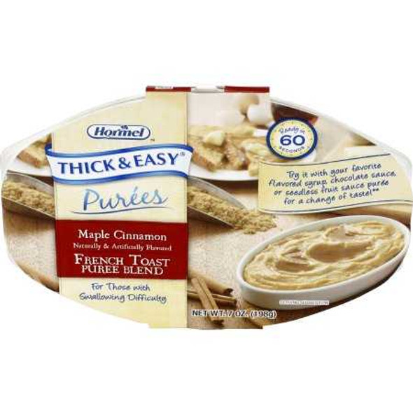 Puree Thick Easy Purees 7 oz. Bowl Maple Cinnamon French Toast Ready to Use Puree 60742 Case/7 60742 HORMEL FOOD SALES LLC 797230_CS