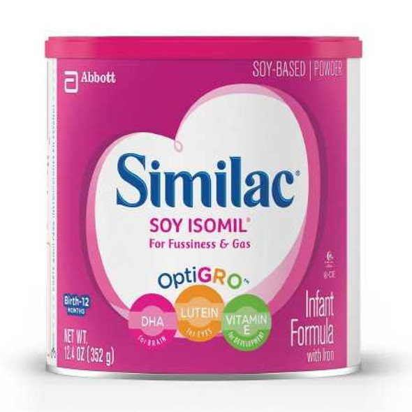 Infant Formula Similac Soy Isomil 12.4 oz. Can Powder 55963 Case/6 55963 ABBOTT NUTRITION 746697_CS