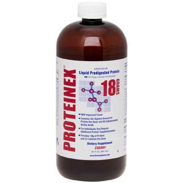 Oral Protein Supplement Proteinex Black Cherry 30 oz. Bottle Ready to Use 54859-525-30 Case/6 54859-525-30 LLORENS PHARMACEUTICAL INTL 871522_CS