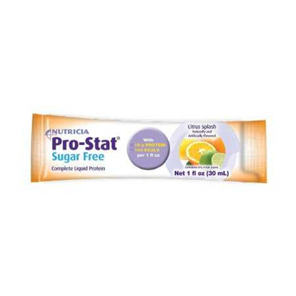 Protein Supplement Pro-Stat Sugar-Free Citrus Splash 1 oz. Individual Packet Powder 30464-U Case/96 30464-U MEDICAL NUTRITION INC. 852220_CS