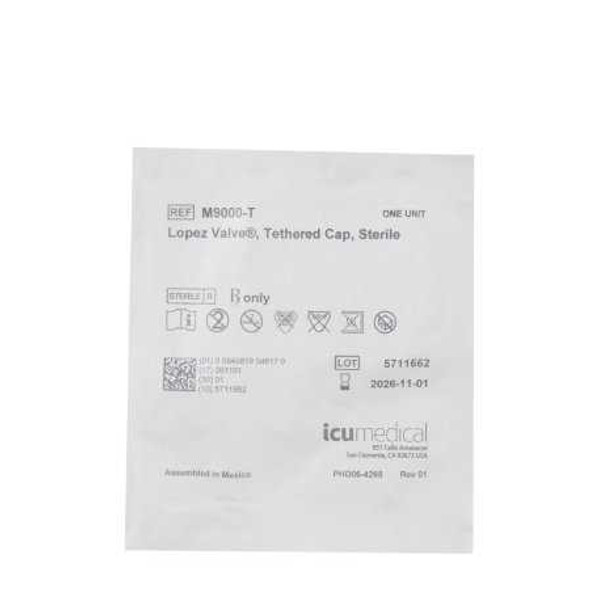 Closed Enteral Tube Valve Lopez Valve Sterile M9000-T Case/50 Lopez Valve 836025_CS
