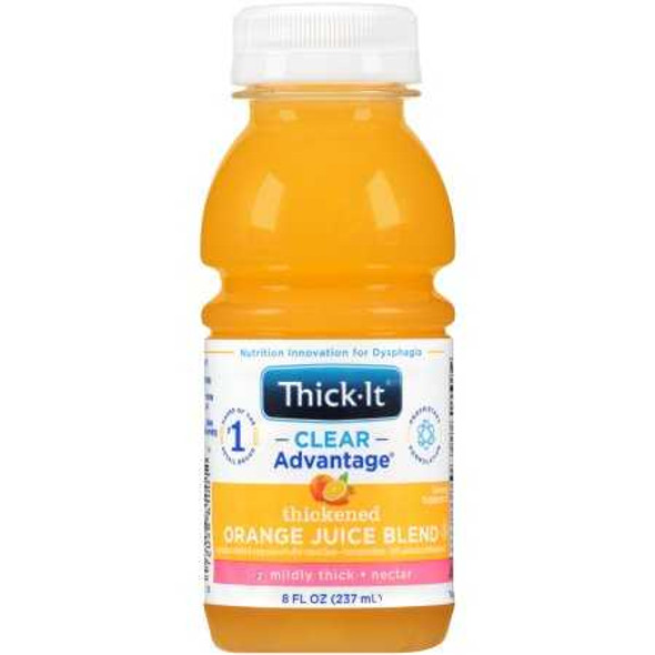 Thickened Beverage Thick-It AquaCareH2O 8 oz. Bottle Orange Ready to Use Nectar B476-L9044 Each/1 B476-L9044 PRECISION FOODS INC 803169_EA