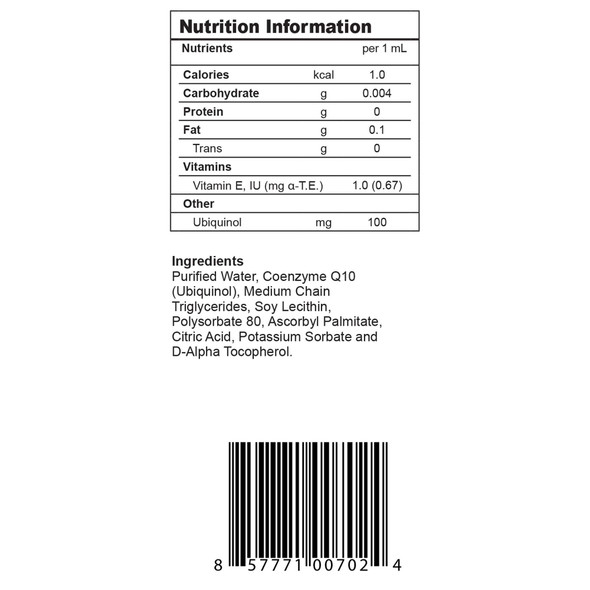 Oral Supplement Cyto-QMAX Unflavored 5.7 oz. Bottle Ready to Use 1204 BT/1 1204 SOLACE NUTRITION LLC 1062576_BT