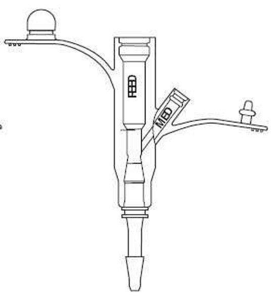 Bolus Feeding Adapter MIC 14 Fr. 0136-14 Each/1 0136-14 HALYARD SALES LLC 548047_EA