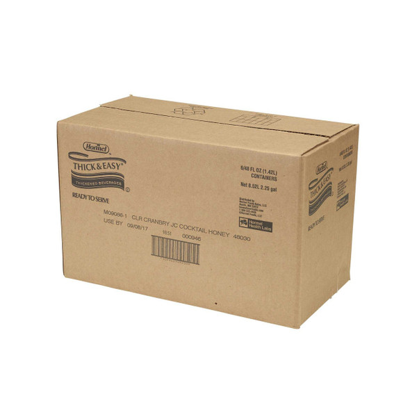 Thickened Beverage Thick Easy 48 oz. Bottle Cranberry Ready to Use Honey 48030 Case/6 48030 HORMEL FOOD SALES LLC 930717_CS