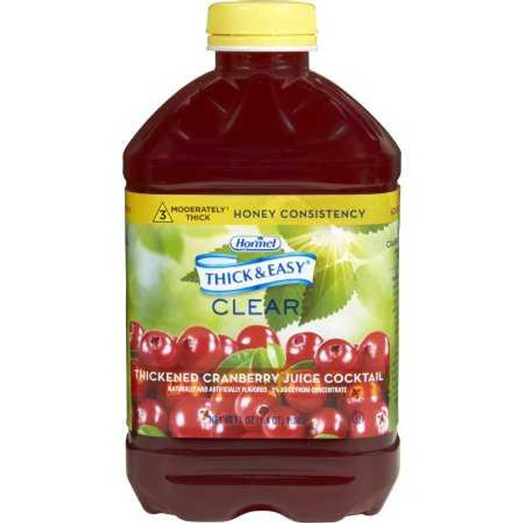 Thickened Beverage Thick Easy 48 oz. Bottle Cranberry Ready to Use Honey 48030 Case/6 48030 HORMEL FOOD SALES LLC 930717_CS