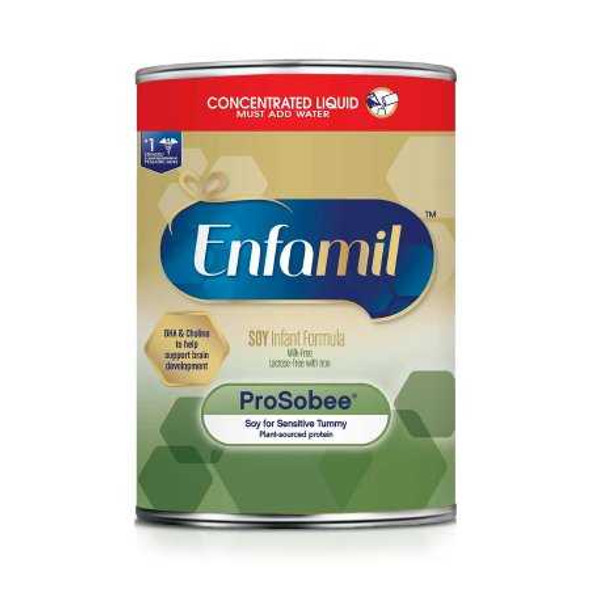 Infant Formula Enfamil® ProSobee® Unflavored 13 oz. Can Concentrate Soy Lactose Intolerance 119501 Case of 12 119501 Enfamil® ProSobee® 461275_CS