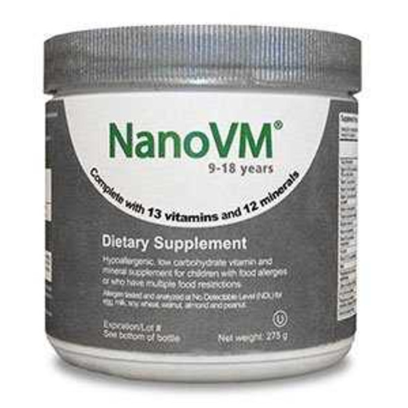 Pediatric Oral Supplement NanoVM Unflavored 275 Gram Jar Powder 1918 Each/1 1918 SOLACE NUTRITION LLC 971490_EA